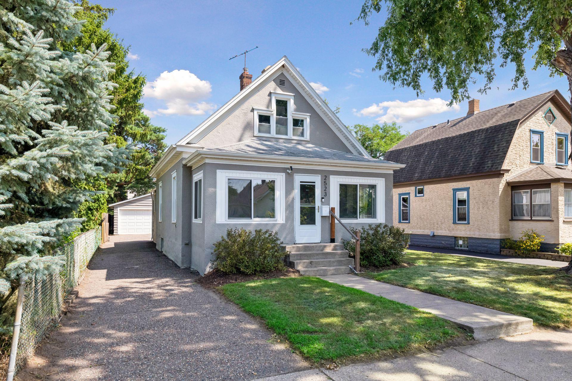 Introducing 2523 Jefferson Street Northeast in the desirable Holland neighborhood of Minneapolis. This charming one-and-a-half-story home features three bedrooms, two bathrooms, and a two-car detached garage.