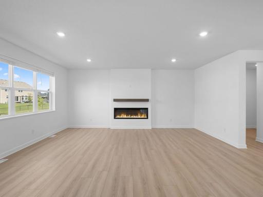 Curl up with a good book or enjoy family movie nights in the spacious yet cozy Great Room.