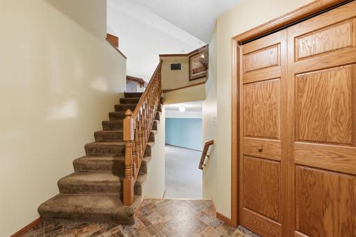 Walk down to your lower level living.