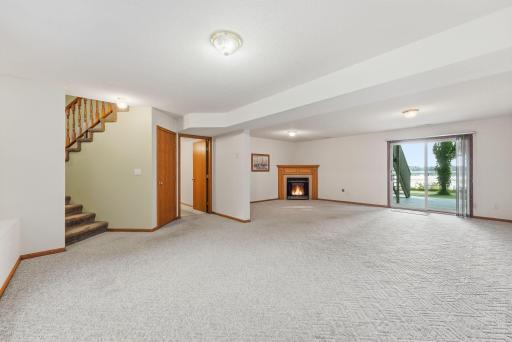 Spacious lower level complements the home’s main living areas while providing versatile functionality.