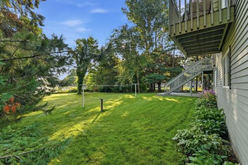 Landscaping creates a welcoming and attractive outdoor environment.
