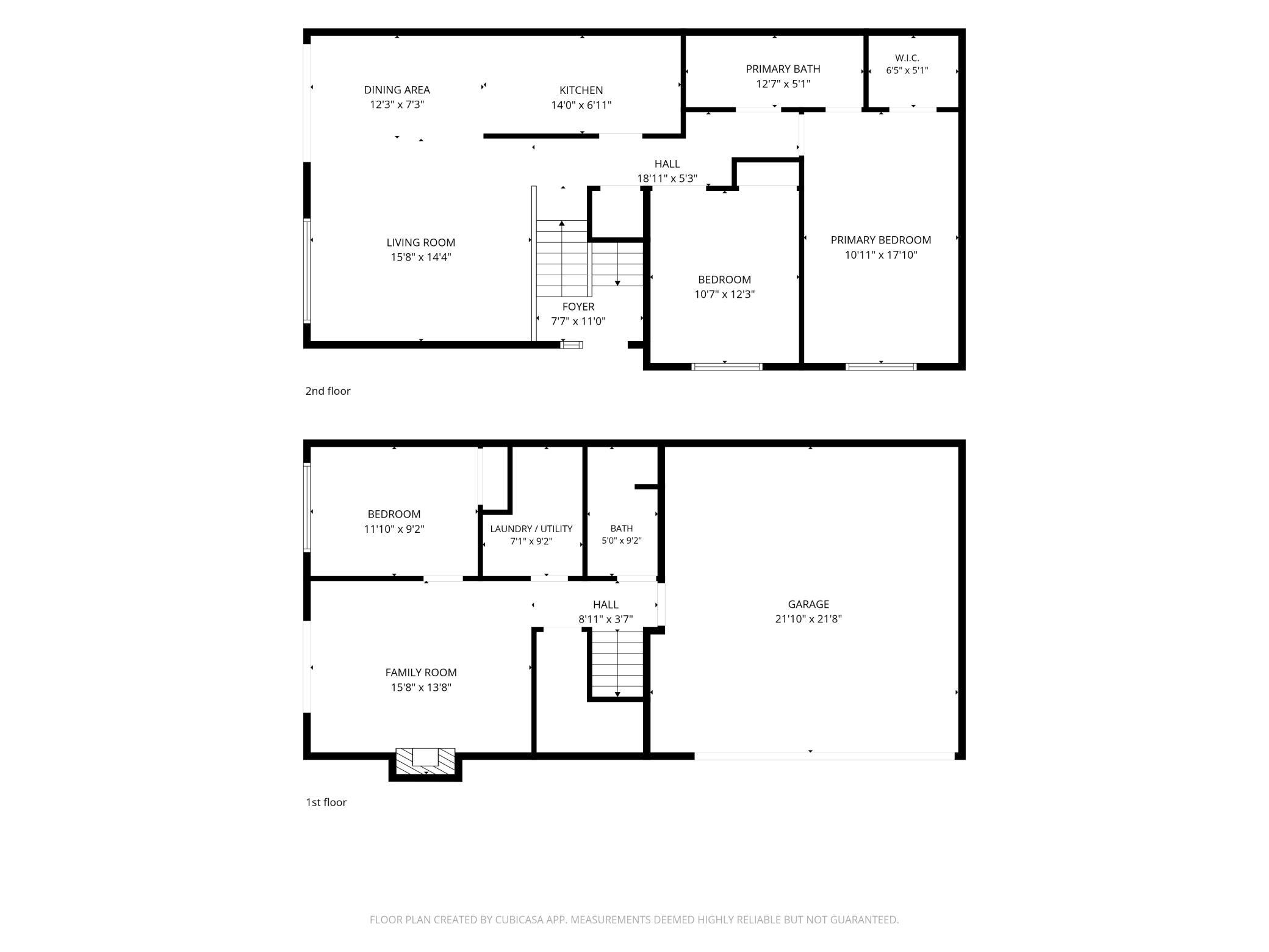 Full-home floor plan providing an overview of the property's interior layout.