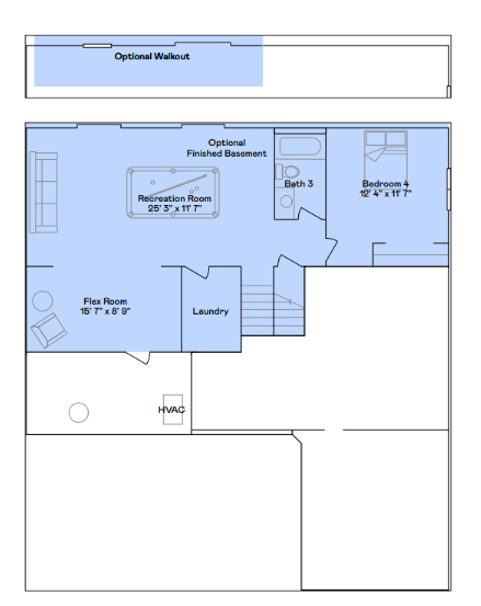 Donovan finished basement.