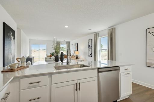 (Photo of a decorated model. Features and finishes will vary.) Plenty of natural lighting!
