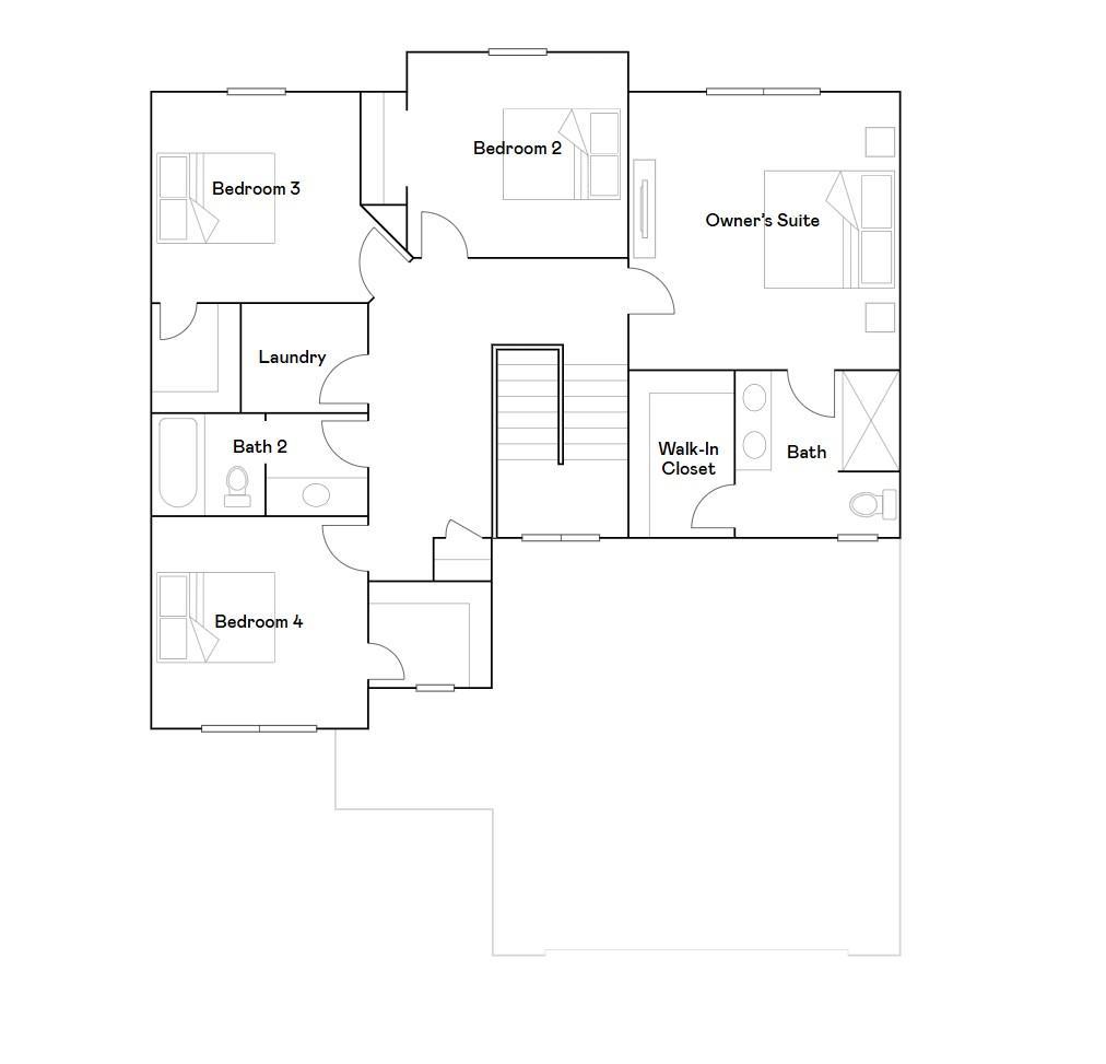 2nd level floorplan.