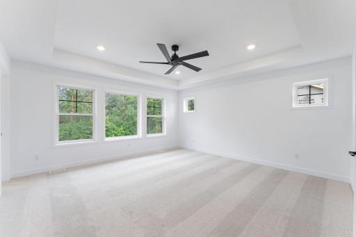 The ownerâs suite is nestled into a private corner on the second floor, acting as a tranquil retreat with access to a spa-inspired bathroom and spacious walk-in closet.