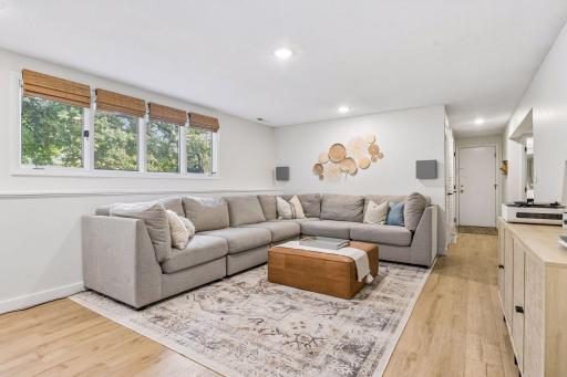 Large sectional fits the space perfectly