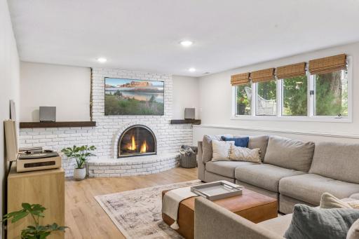 Enjoy movie night or a chilly winter evening with the gas fireplace. Great natural lighting