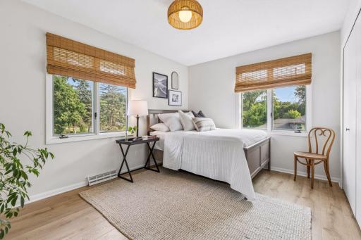 Bedroom #2 is nicely sized to accommodate furniture configurations