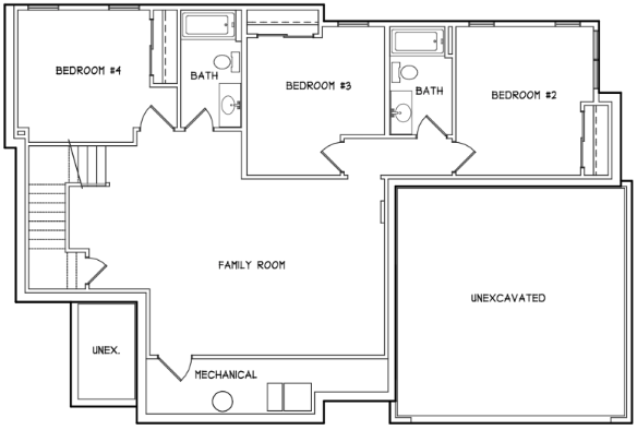 Lower Level Floor Plan