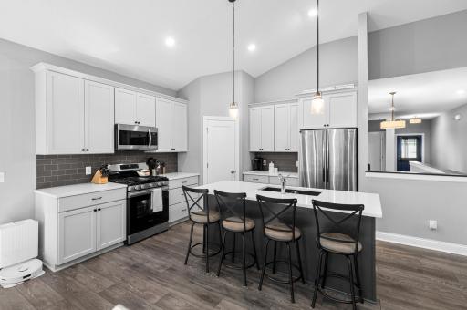 Plenty of storage with an added pantry.