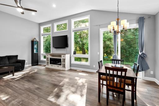 Abundance of natural light.