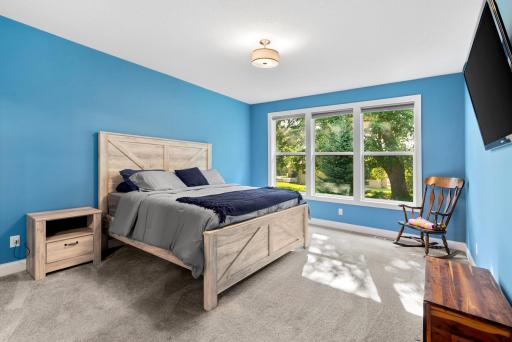 Generous sized primary suite