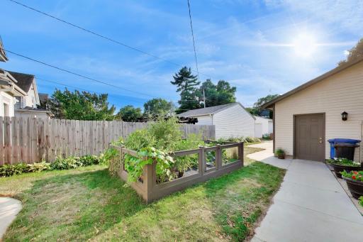 Grow flowers or scrumptious vegetables in this fenced in raised garden bed. Only you can enter the gate, not the bunnies.