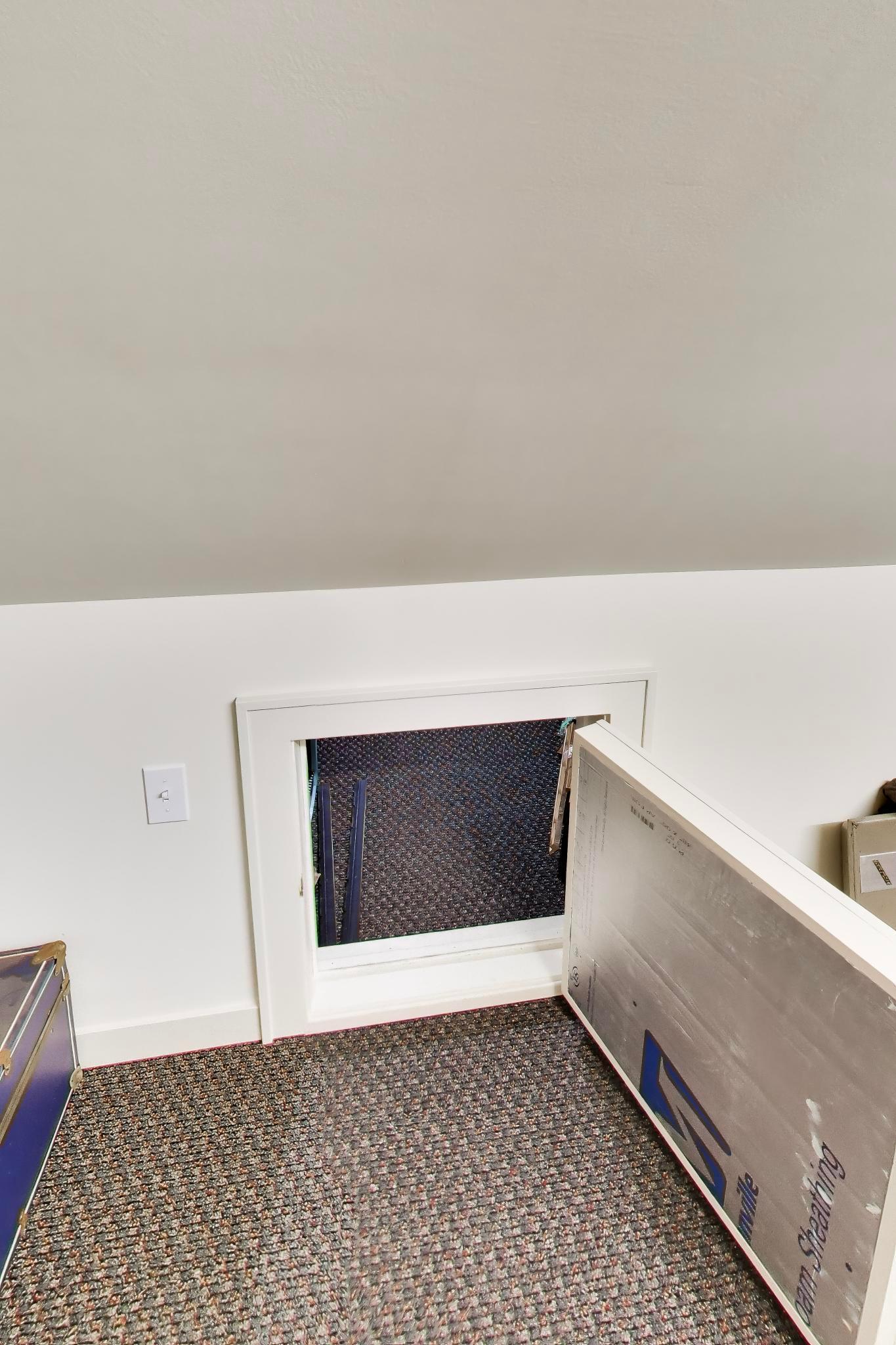 More 2nd floor storage, not a single inch has been wasted.