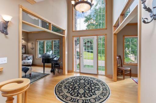 Step inside where you will find beautiful wood floors throughout most of the main level. Imagine greeting family and guests here for the upcoming holidays!