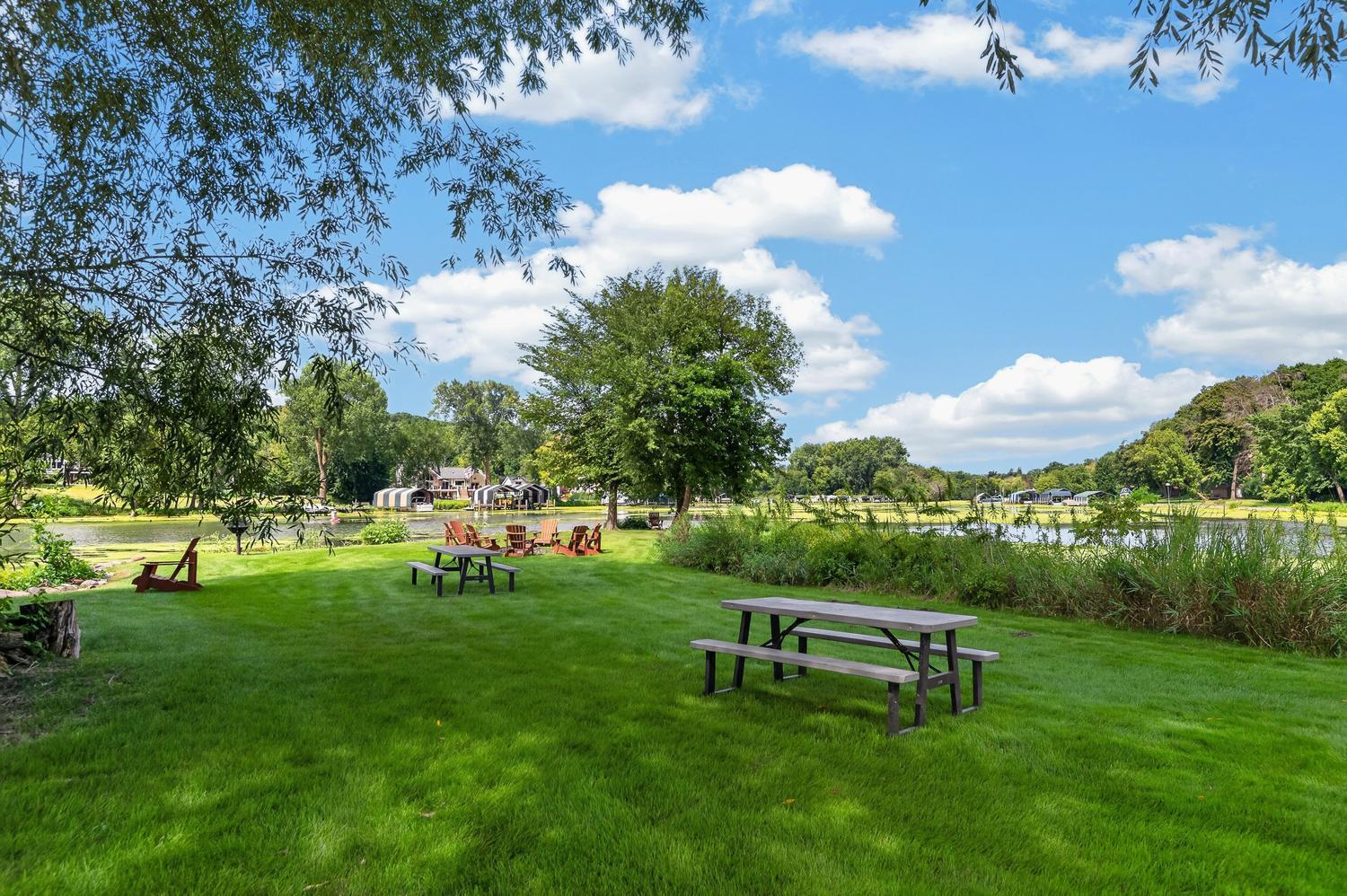 Theis park-like area is located on Jennings Bay and belongs to the residents of the Jennings Cove Development.
