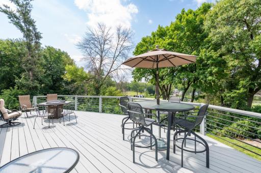 You will certainly enjoy the deck as an extension of your living space! There was a recent touch up and refinish of the deck.