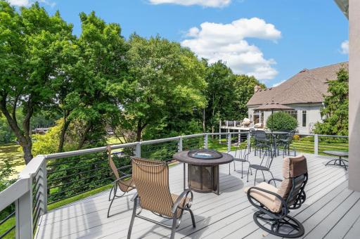 This big deck is perfect for relaxing in the sun or entertaining. There was a recent sanding and reseal of the deck that looks great.