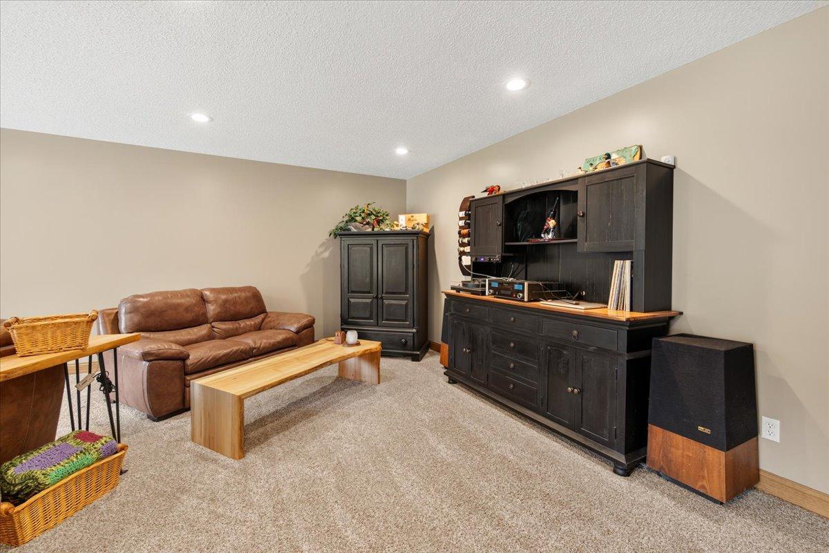 Endless possibilities with a family room of this size