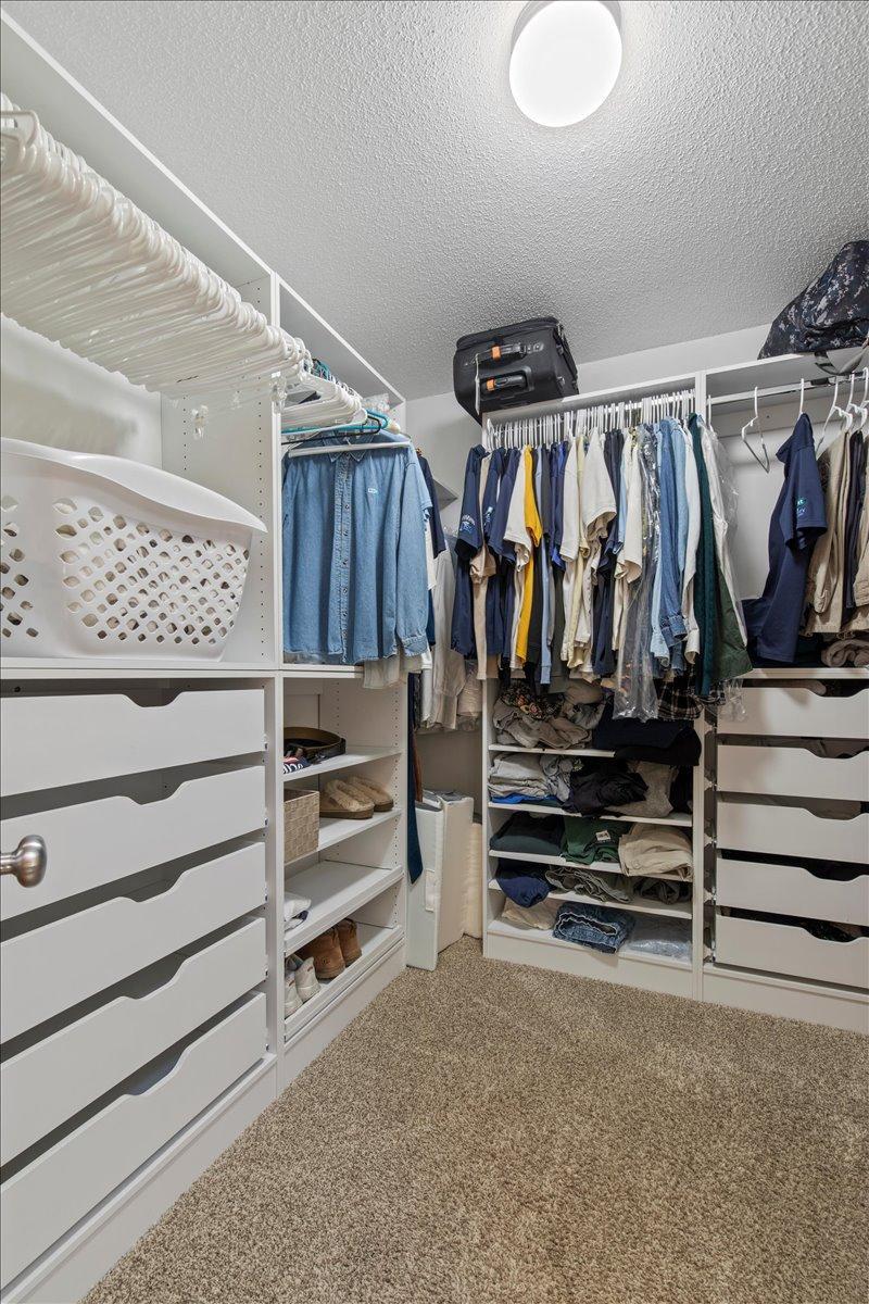 Huge private primary closet