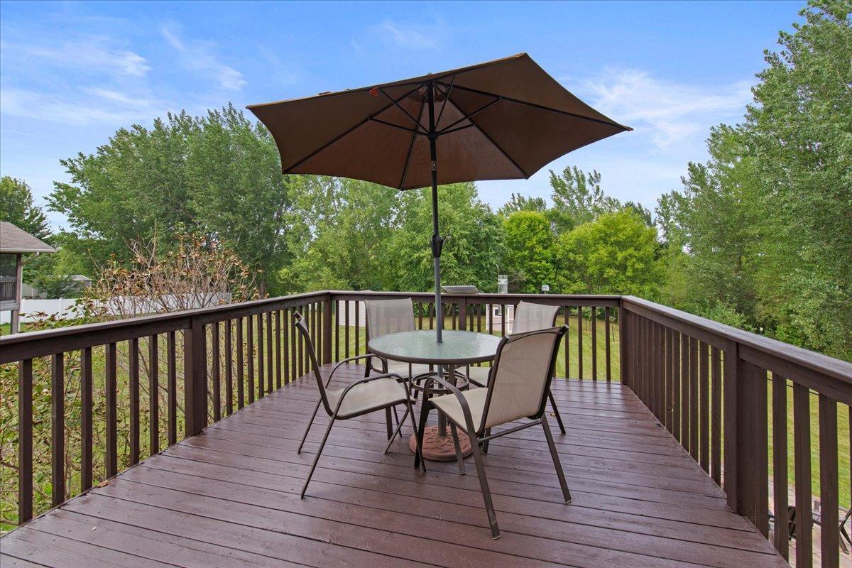 Beautiful deck was just restained