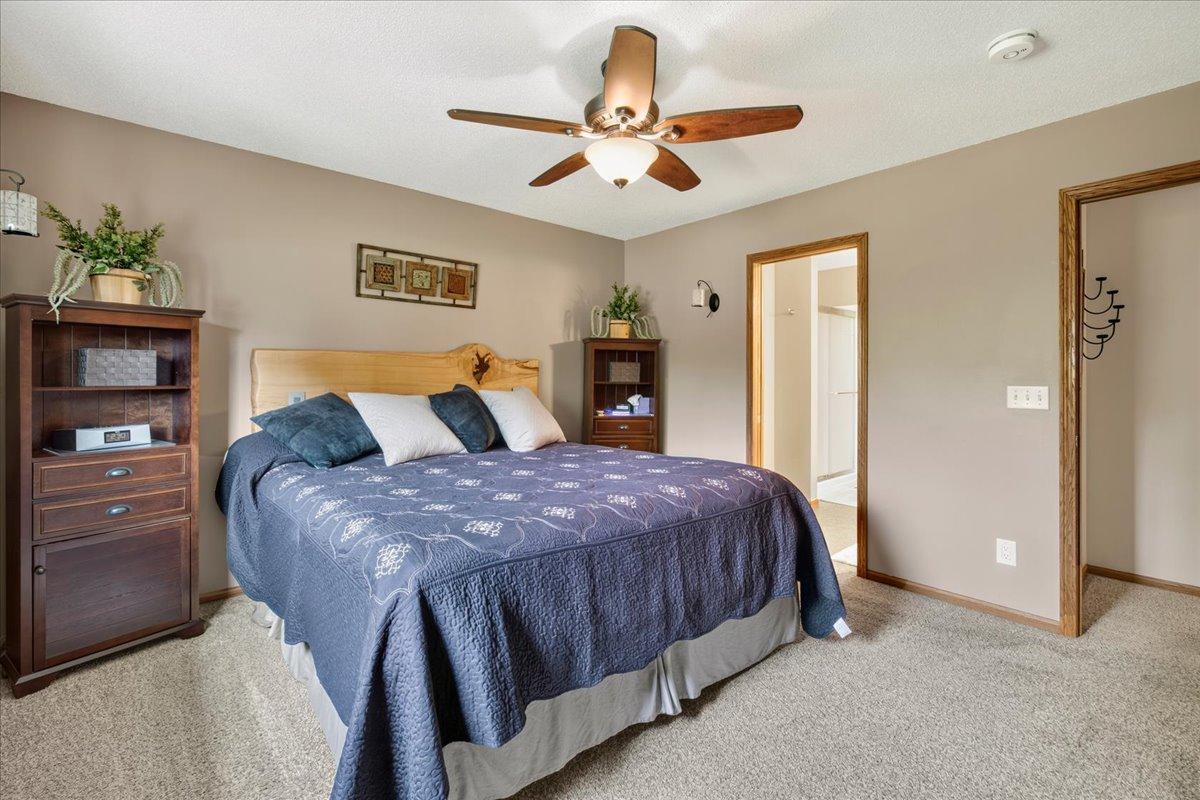 Enjoy a main level primary suite