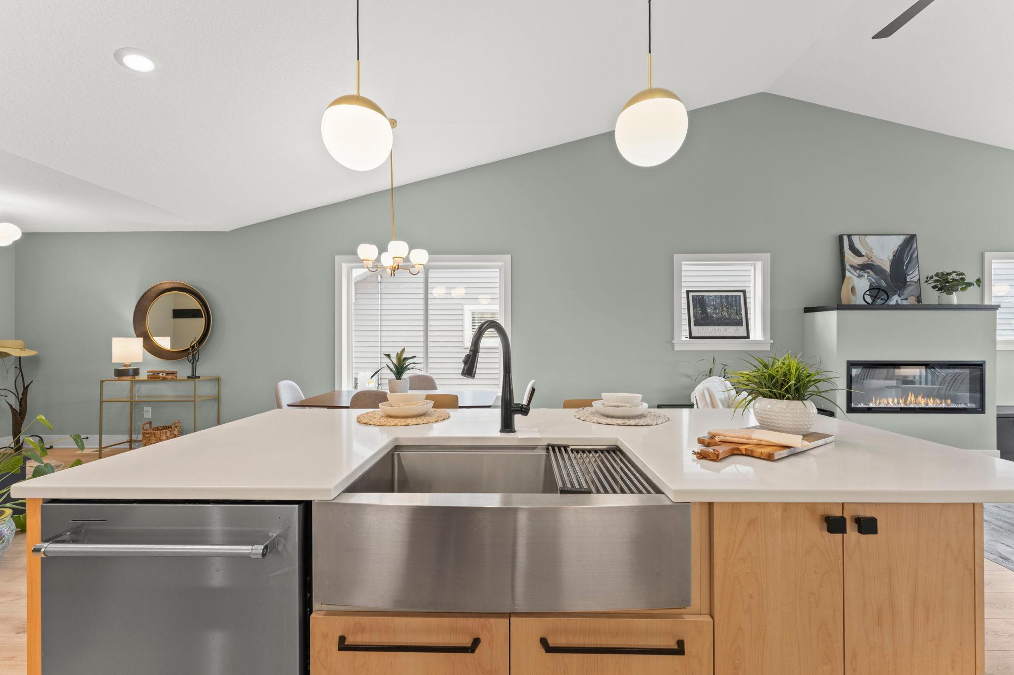 Upgraded kitchen faucet is touch-activated