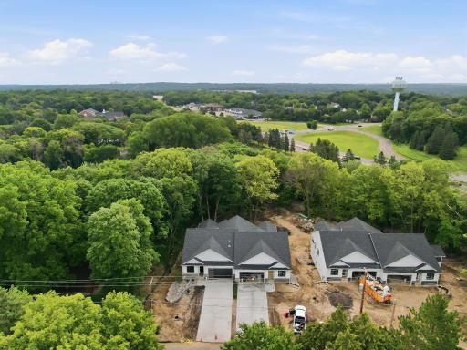 Aerial view of property