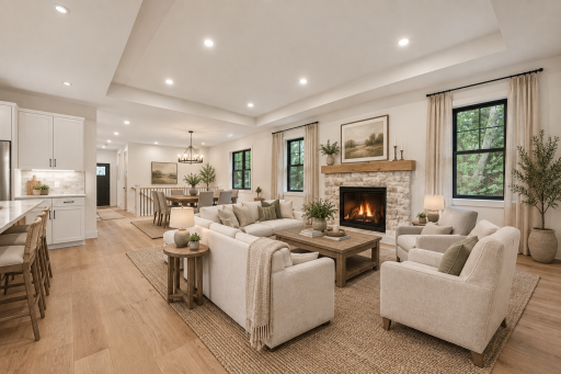 Welcome to your new home! Virtually staged.