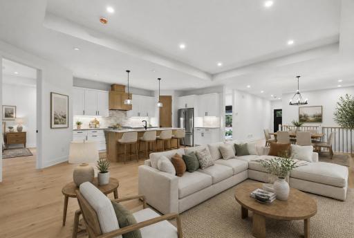 Beautiful open concept layout - virtually staged.