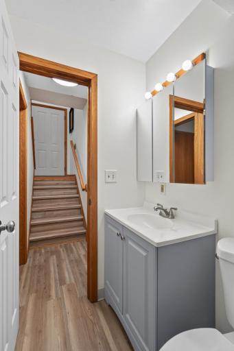 Lower level bath