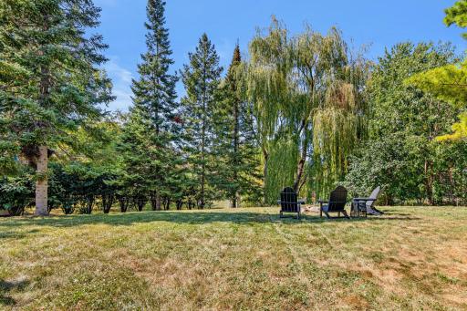 Flat area and yard for playing
