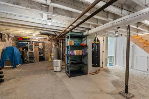 Basement - There is lots of storage space in this basement.