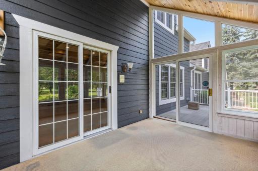 LP Smart siding on the exterior, with Anderson sliding glass doors.