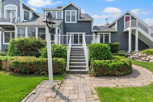Access to both the backyard, patio and deck.