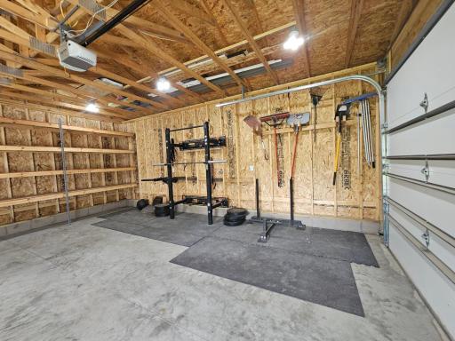 Interior of Garage.