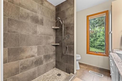 Walk-in Tiled Shower