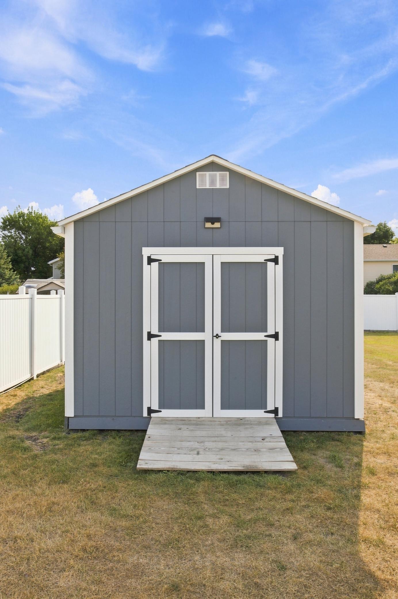 Oversized shed