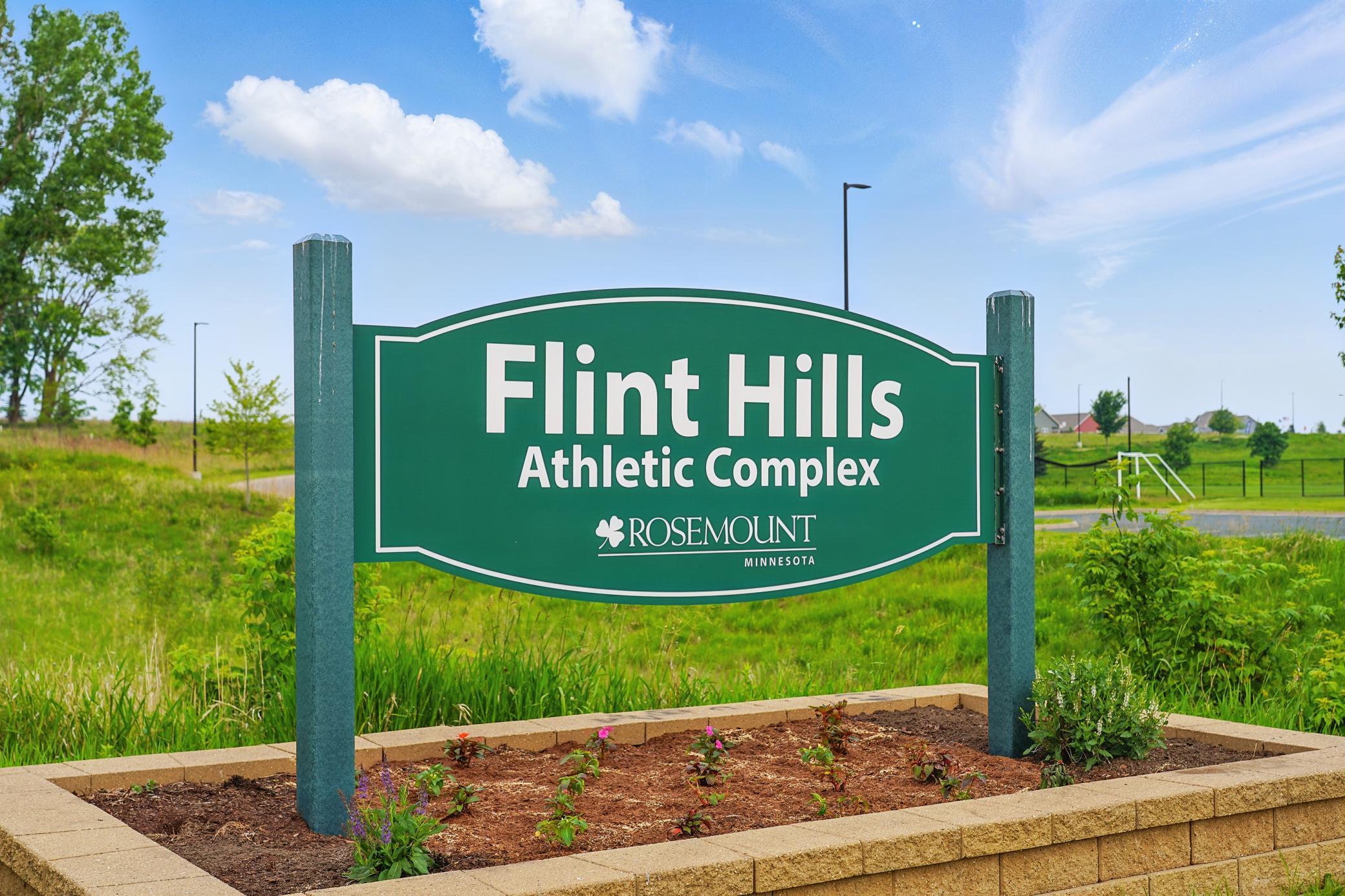 Enjoy Flint Hills Athletic Complex only 2 miles away!