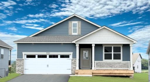 Photo for 2141 Bluff Heights Drive, Shakopee, MN 55379 - listing #7126210 Welcome to the Cali at Bluff View in Shakopee! Top notch curb appeal with front porch entry and more. Welcome to one level living!