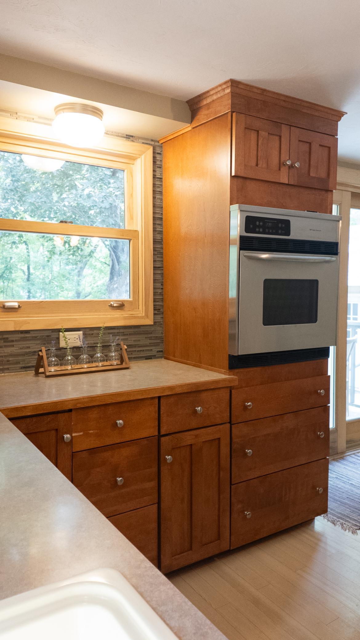 Cherry cabinets