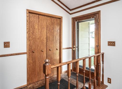 You'll appreciate the closet at the front entry