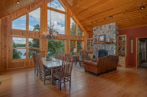 Vaulted ceilings with great Long Lake views