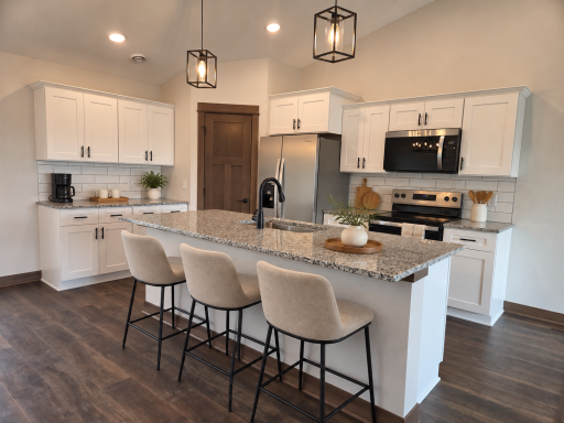 Actual property photo, virtually staged with AI.