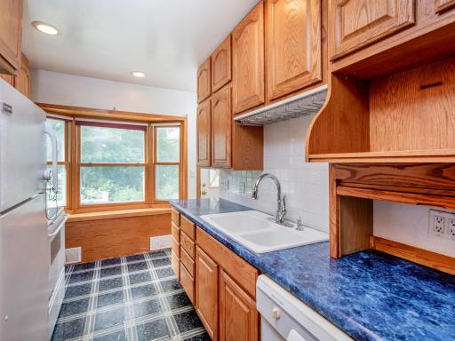 Kitchen also features great natural light