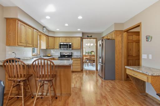 Kitchen to Dining Room Area