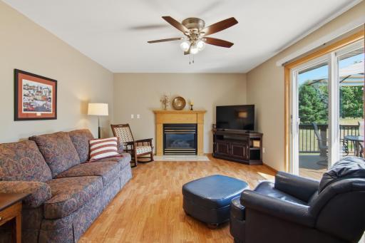 Main Floor Family Room with Gas Fireplace