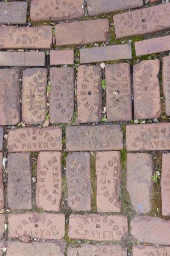 Historic brick from the Central Ave Trolley Line