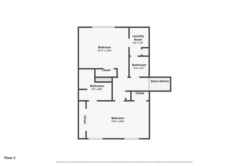 Upper Level Floor Plan
